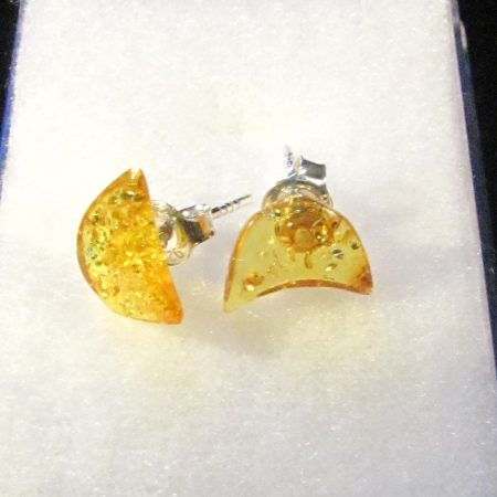 Обеци от Кехлибар + сребро 925/1000