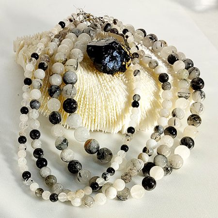 Колие Турмалин в Кварц ( Стрелите на Амур )