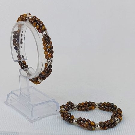 3-Редна Гривна Тигрово око