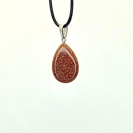 Висулки и Медальони от Кафяв Пясъчен Камък Капка